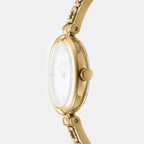 Logo Women Quartz Mother Of Pearl Dial Analog Stainless Steel Watch DK1L115M0225