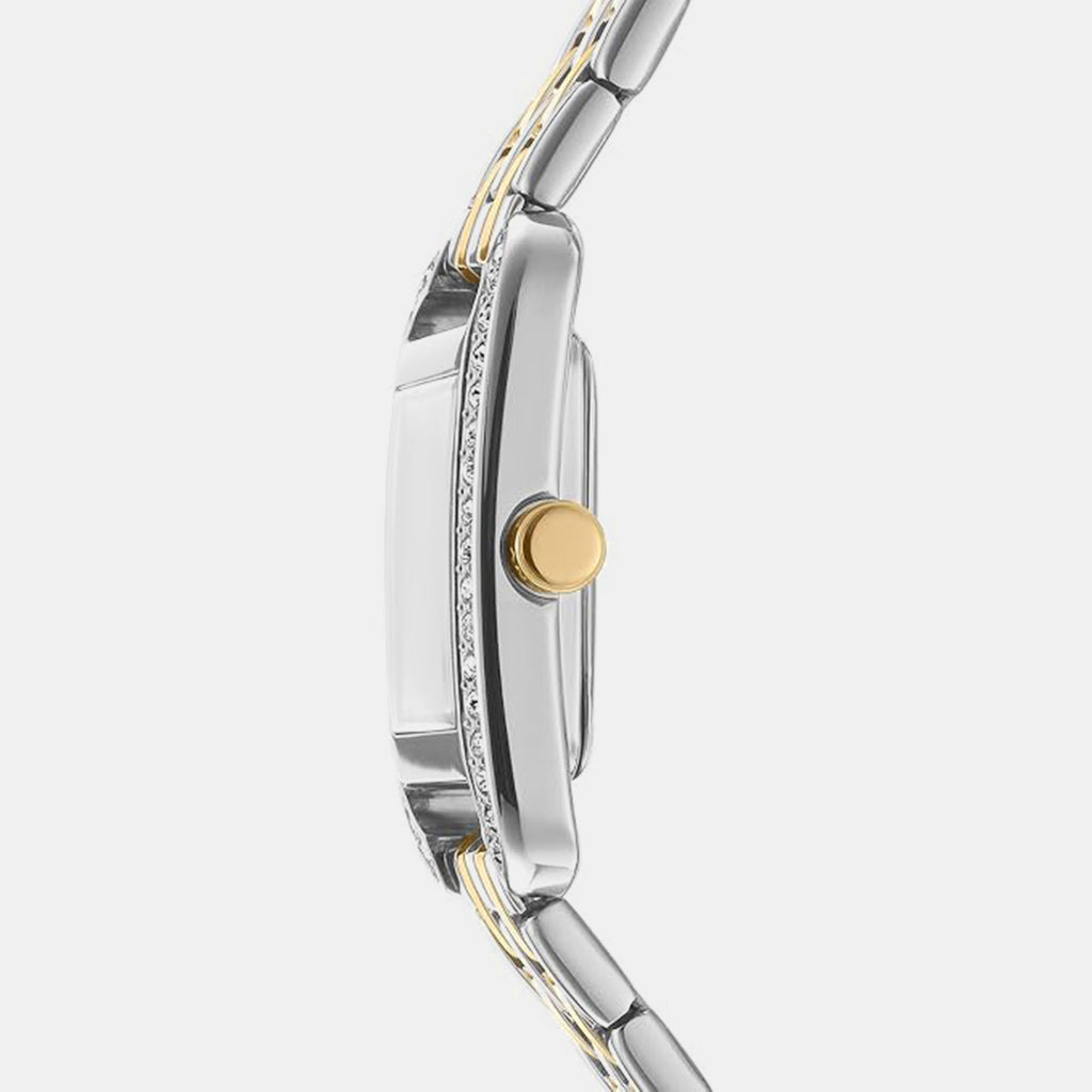 Women Quartz Mother Of Pearl Dial Analog Stainless Steel Watch DK1L117M0065