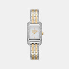 Women Quartz Mother Of Pearl Dial Analog Stainless Steel Watch DK1L117M0065