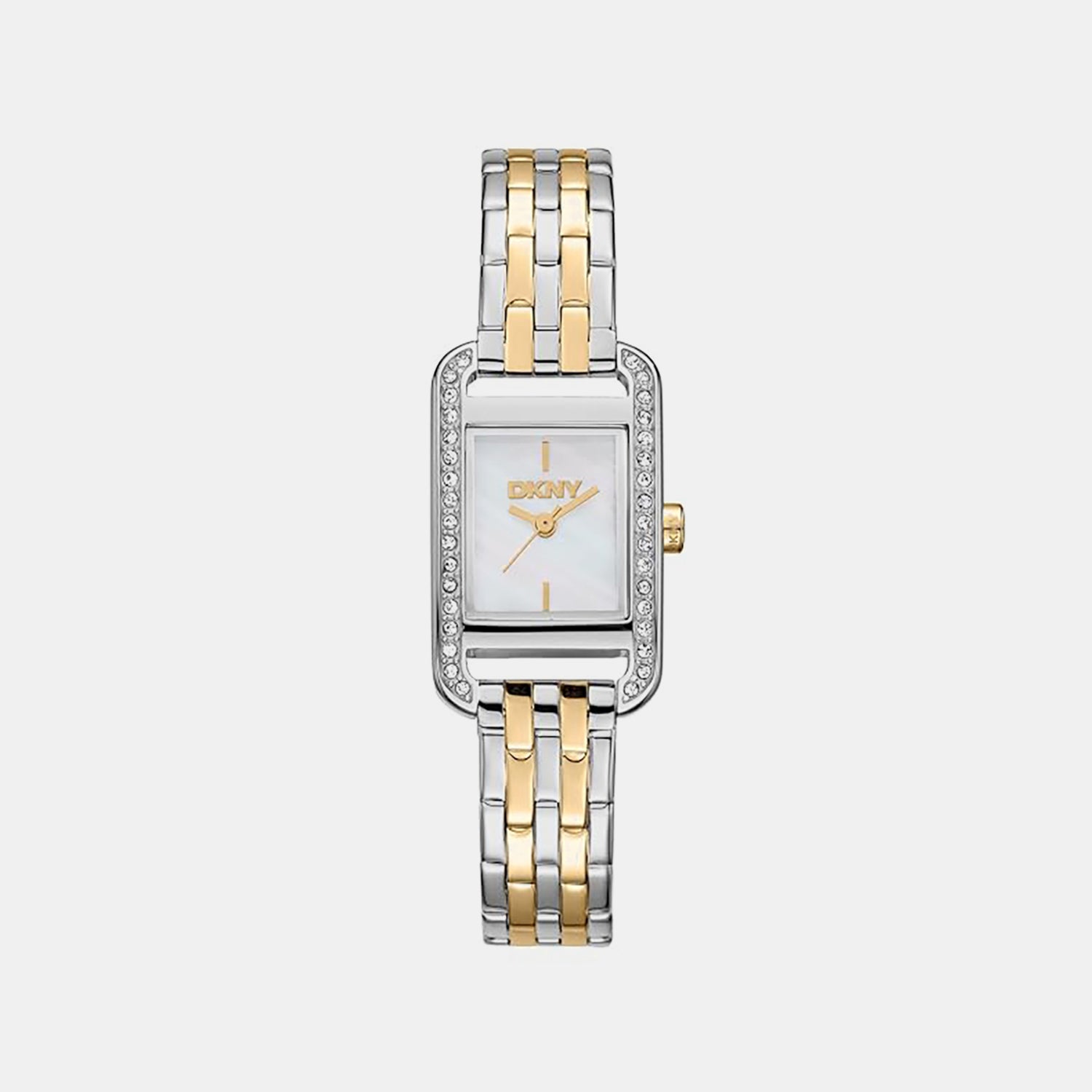 Women Quartz Mother Of Pearl Dial Analog Stainless Steel Watch DK1L117M0065