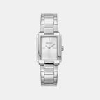 Everyday Women Quartz Silver Dial Analog Stainless Steel Watch DK1L121M0045