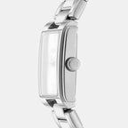 Everyday Women Quartz Silver Dial Analog Stainless Steel Watch DK1L121M0045