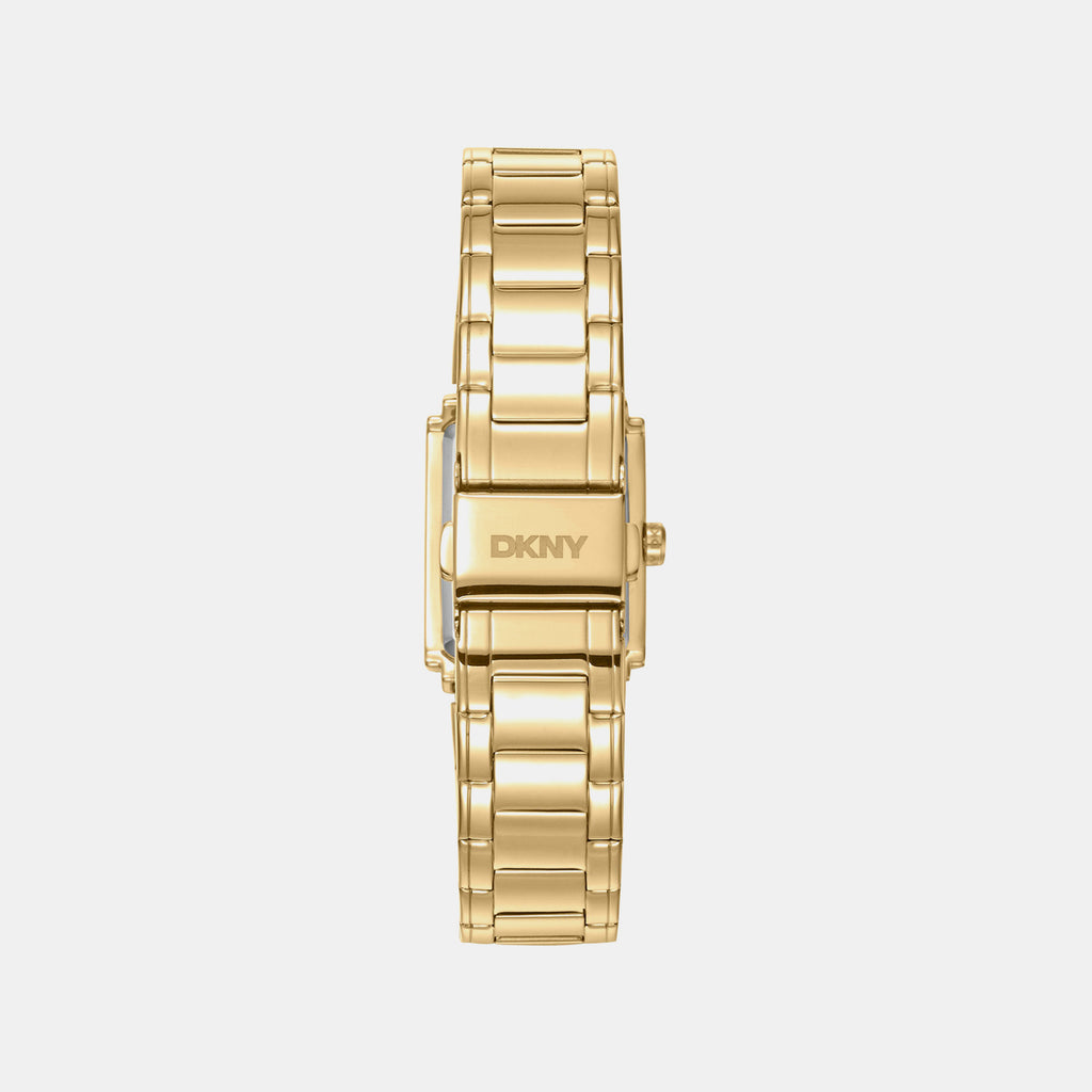 Everyday Women Quartz Champagne Dial Analog Stainless Steel Watch DK1L121M0065