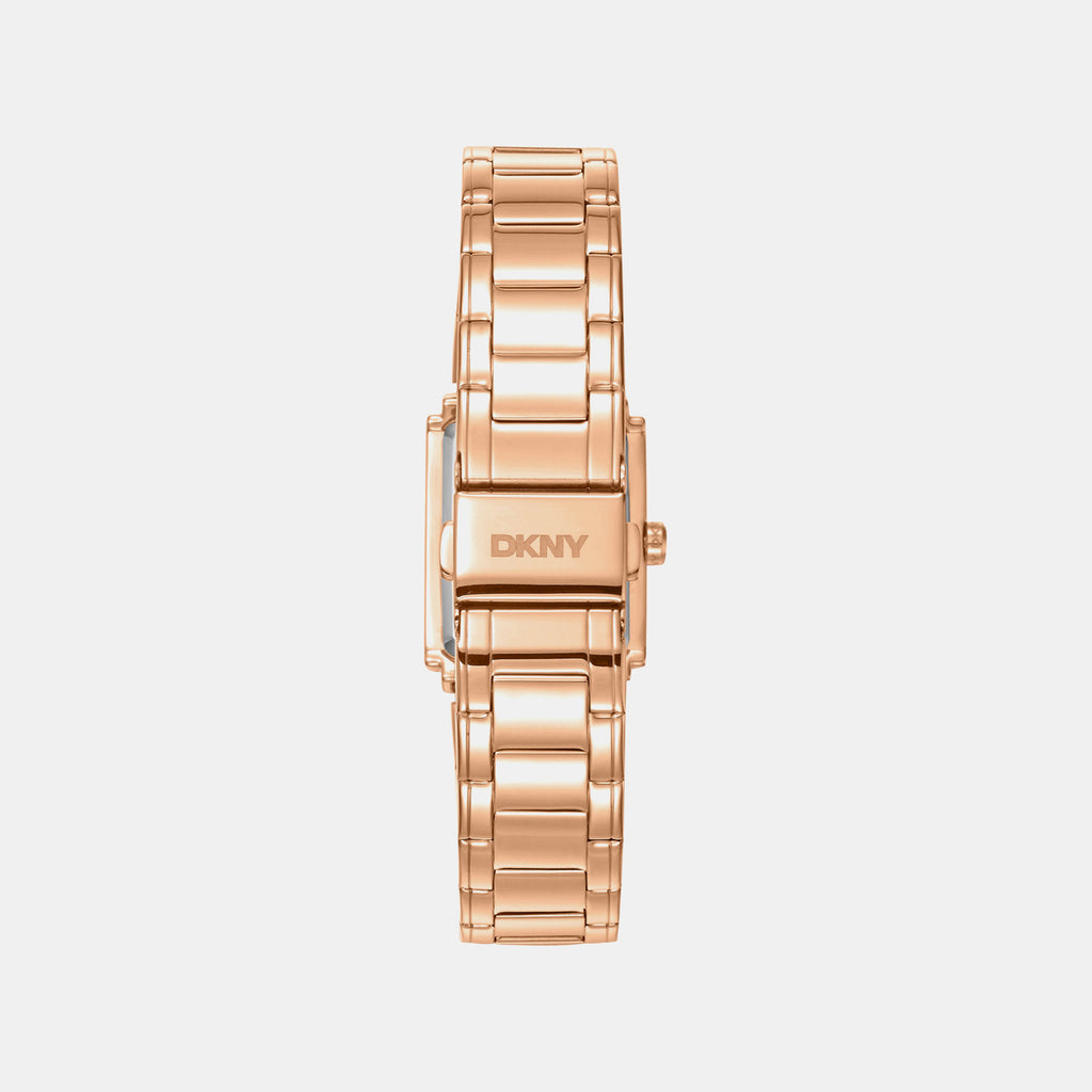 Everyday Women Quartz Rose Gold Dial Analog Stainless Steel Watch DK1L121M0075
