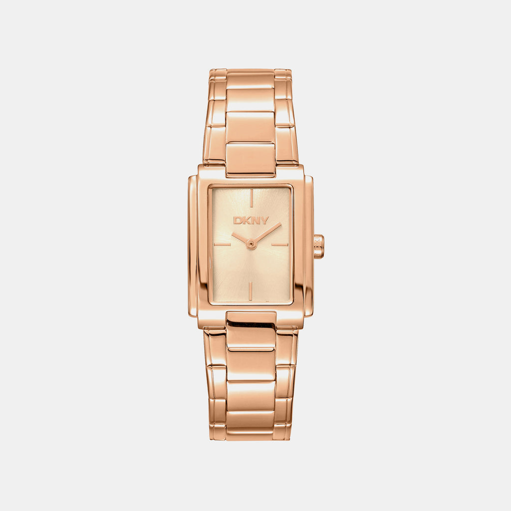 Everyday Women Quartz Rose Gold Dial Analog Stainless Steel Watch DK1L121M0075