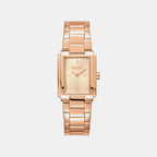 Everyday Women Quartz Rose Gold Dial Analog Stainless Steel Watch DK1L121M0075