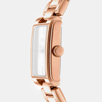 Everyday Women Quartz Rose Gold Dial Analog Stainless Steel Watch DK1L121M0075