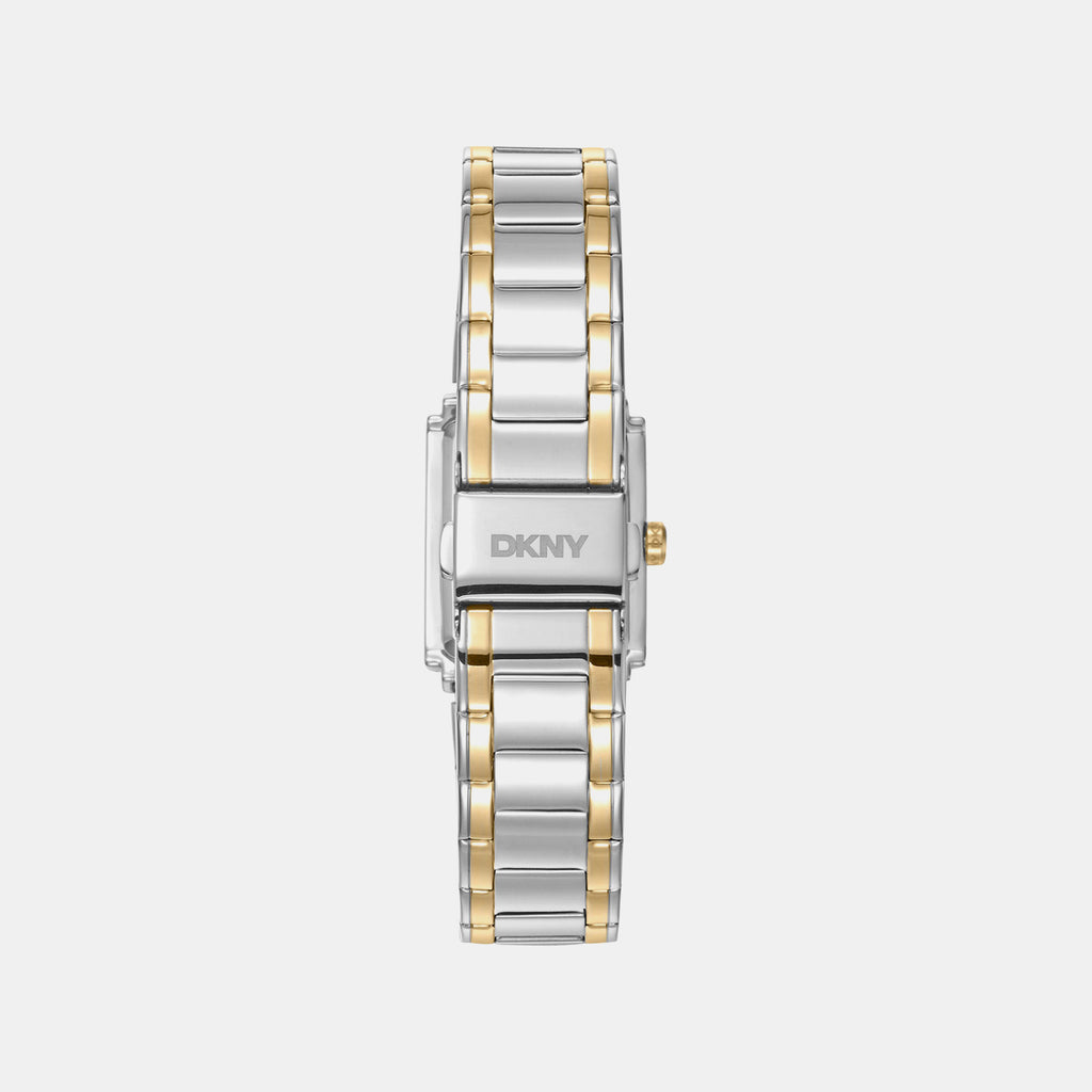 Everyday Women Quartz Silver Dial Analog Stainless Steel Watch DK1L121M0085