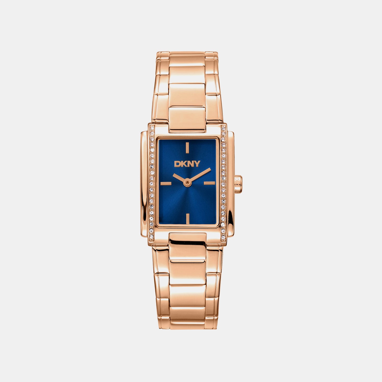 Evening Women Quartz Blue Dial Analog Stainless Steel Watch DK1L122M0065