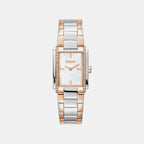 Evening Women Quartz Mother Of Pearl Dial Analog Stainless Steel Watch DK1L122M0085