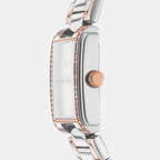 Evening Women Quartz Mother Of Pearl Dial Analog Stainless Steel Watch DK1L122M0085