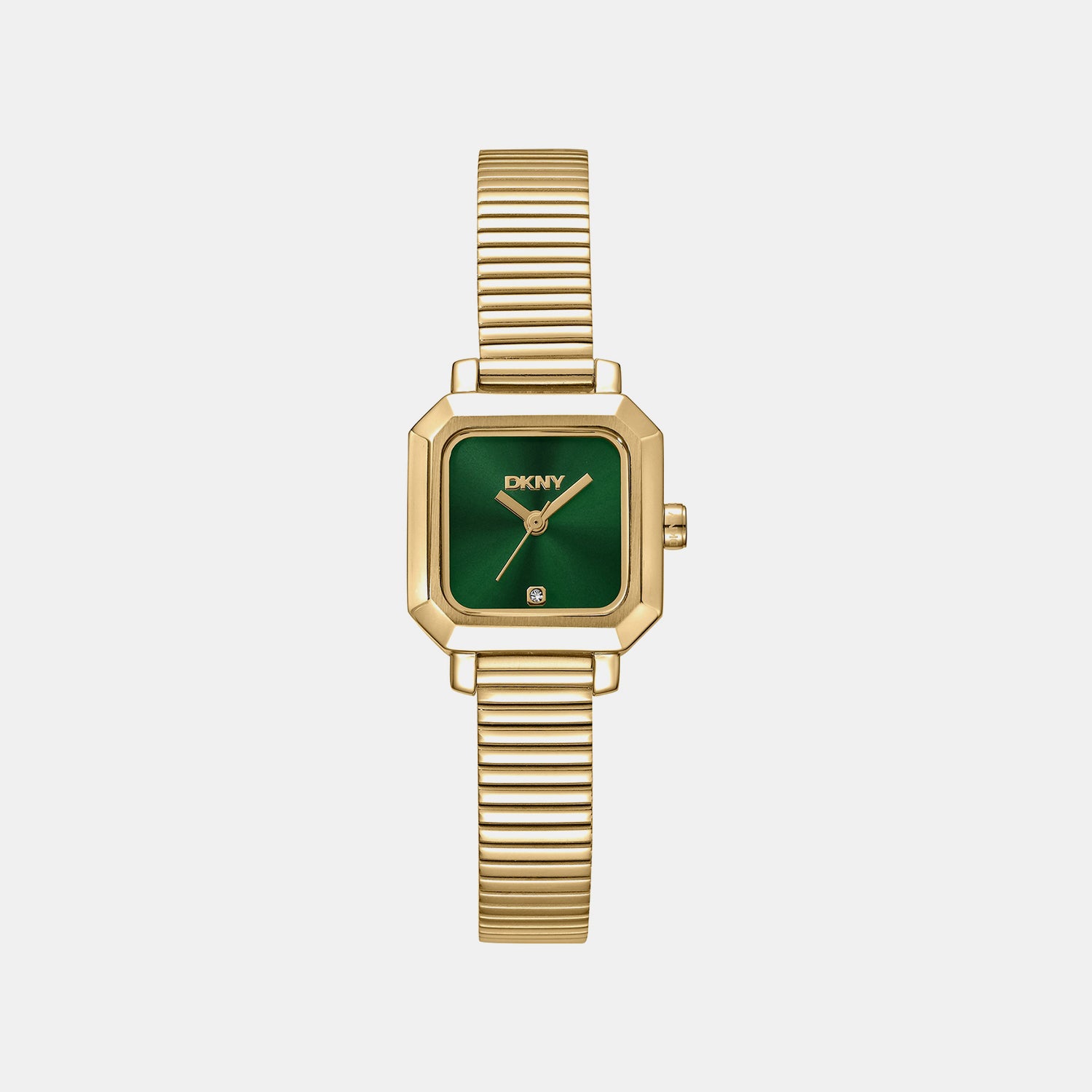 Everyday Women Quartz Green Dial Analog Stainless Steel Watch DK1L123M0045