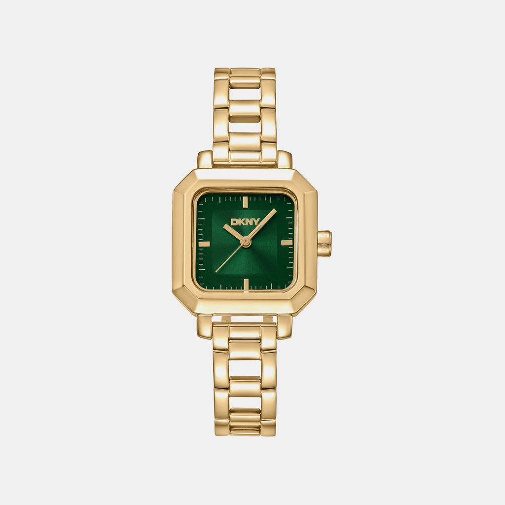 Urban Women Quartz Green Dial Analog Stainless Steel Watch DK1L124M0045