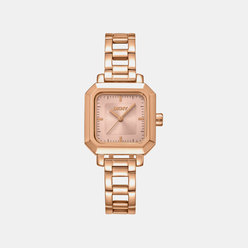 Urban Women Quartz Rose Gold Dial Analog Stainless Steel Watch DK1L124M0055