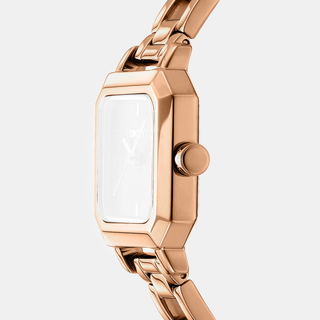 Urban Women Quartz Rose Gold Dial Analog Stainless Steel Watch DK1L124M0055
