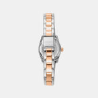 Flute Women Quartz Rose Gold Dial Analog Stainless Steel Watch DK1L125M0065