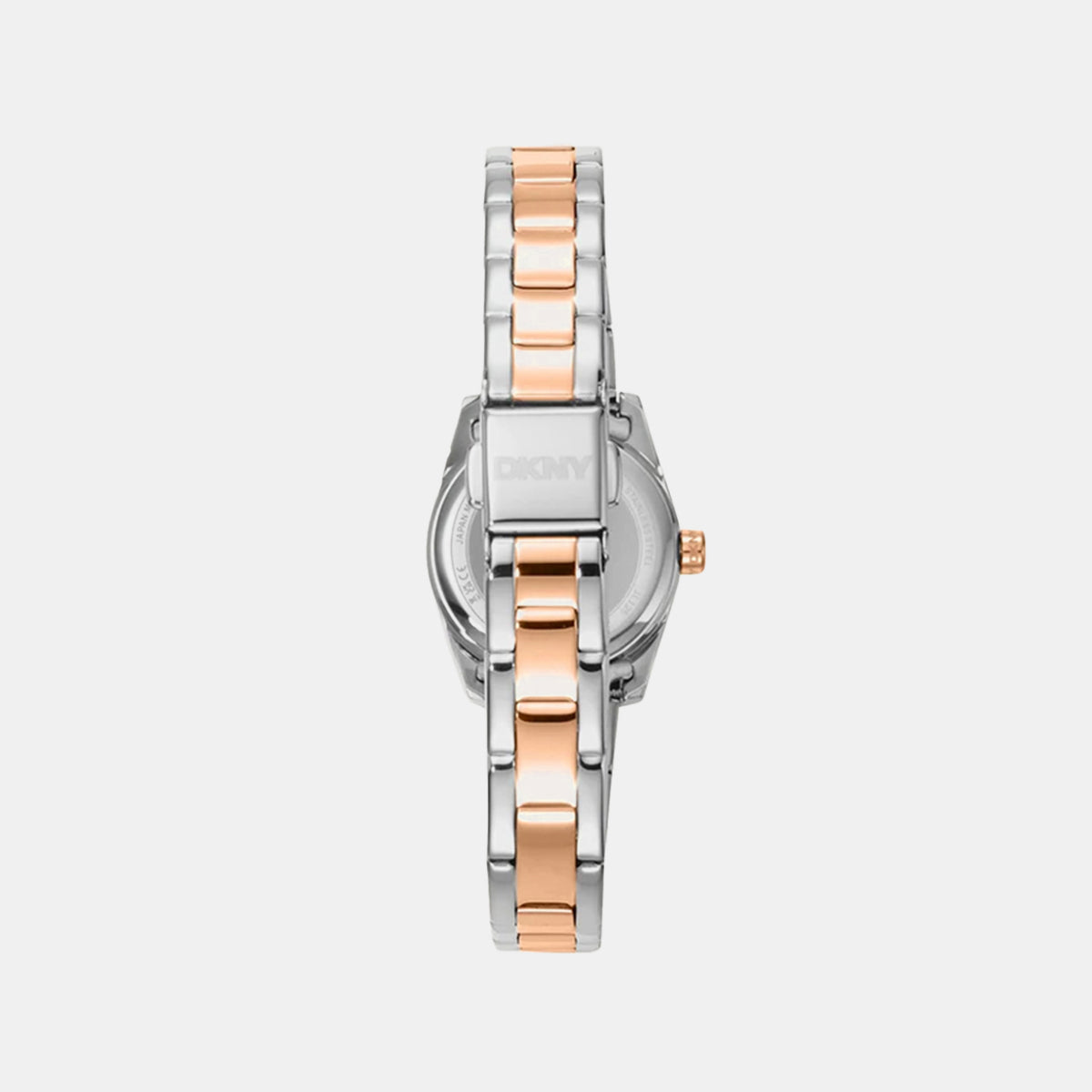 Flute Women Quartz Rose Gold Dial Analog Stainless Steel Watch DK1L125M0065