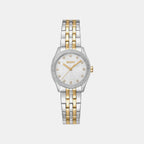 Logo Women Quartz Grey Dial Analog Stainless Steel Watch DK1L126M0075