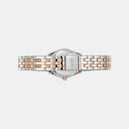 Logo Women Quartz Silver Dial Analog Stainless Steel Watch DK1L126M0105