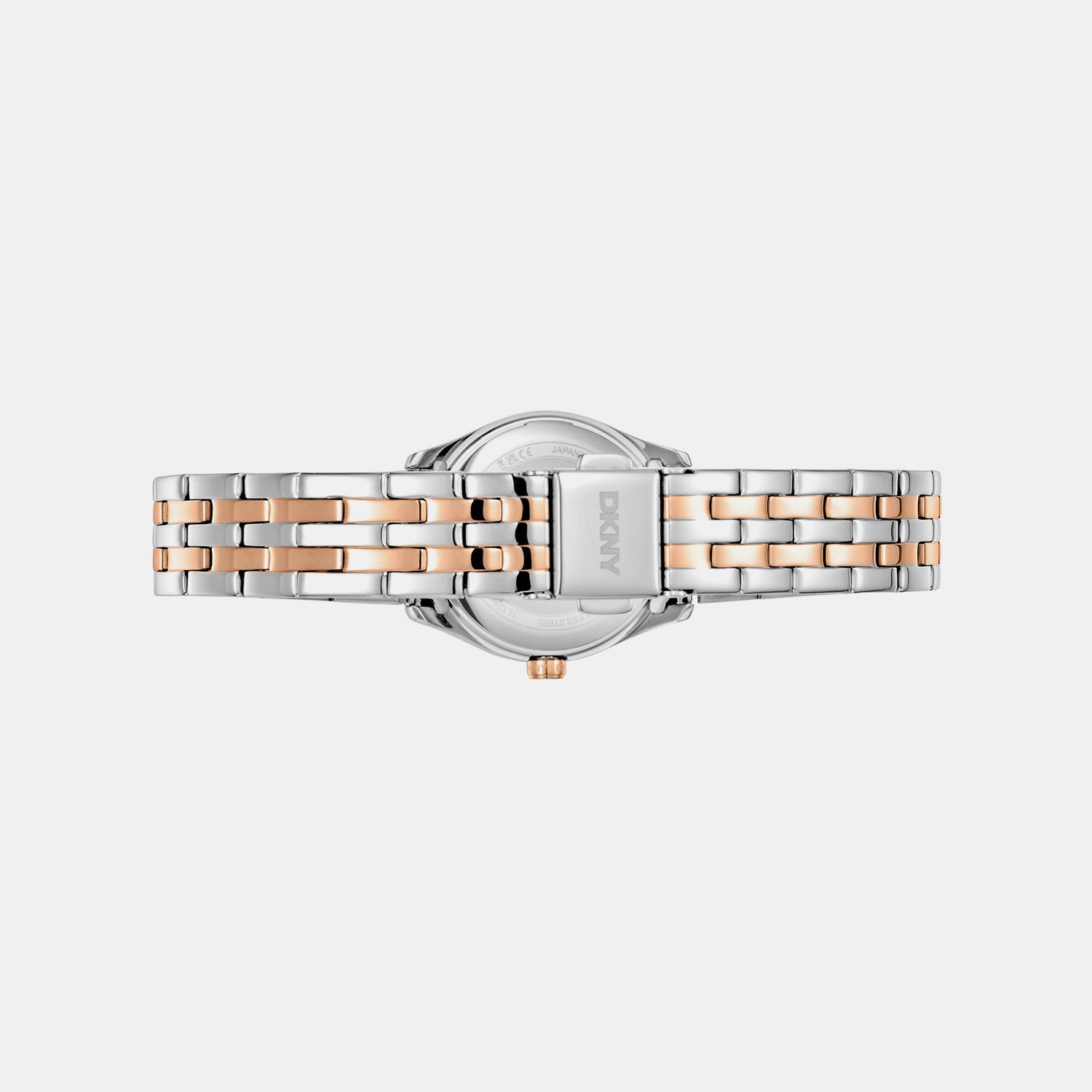 Logo Women Quartz Silver Dial Analog Stainless Steel Watch DK1L126M0105