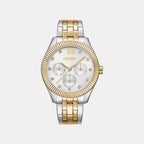 Everyday Women Quartz Silver Dial Multi-Function Stainless Steel Watch DK1L128M0085