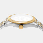 Everyday Women Quartz Silver Dial Multi-Function Stainless Steel Watch DK1L128M0085