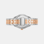 Everyday Women Quartz Silver Dial Analog Stainless Steel Watch DK1L128M0095