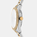 Evening Women Quartz Green Dial Multi-Function Stainless Steel Watch DK1L129M0085