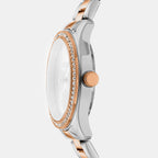 Evening Women Quartz Mother Of Pearl Dial Multi-Function Stainless Steel Watch DK1L129M0095