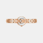 Everyday Women Quartz Rose Gold Dial Analog Stainless Steel Watch DK1L139M0045