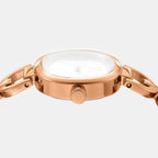 Everyday Women Quartz Rose Gold Dial Analog Stainless Steel Watch DK1L139M0045