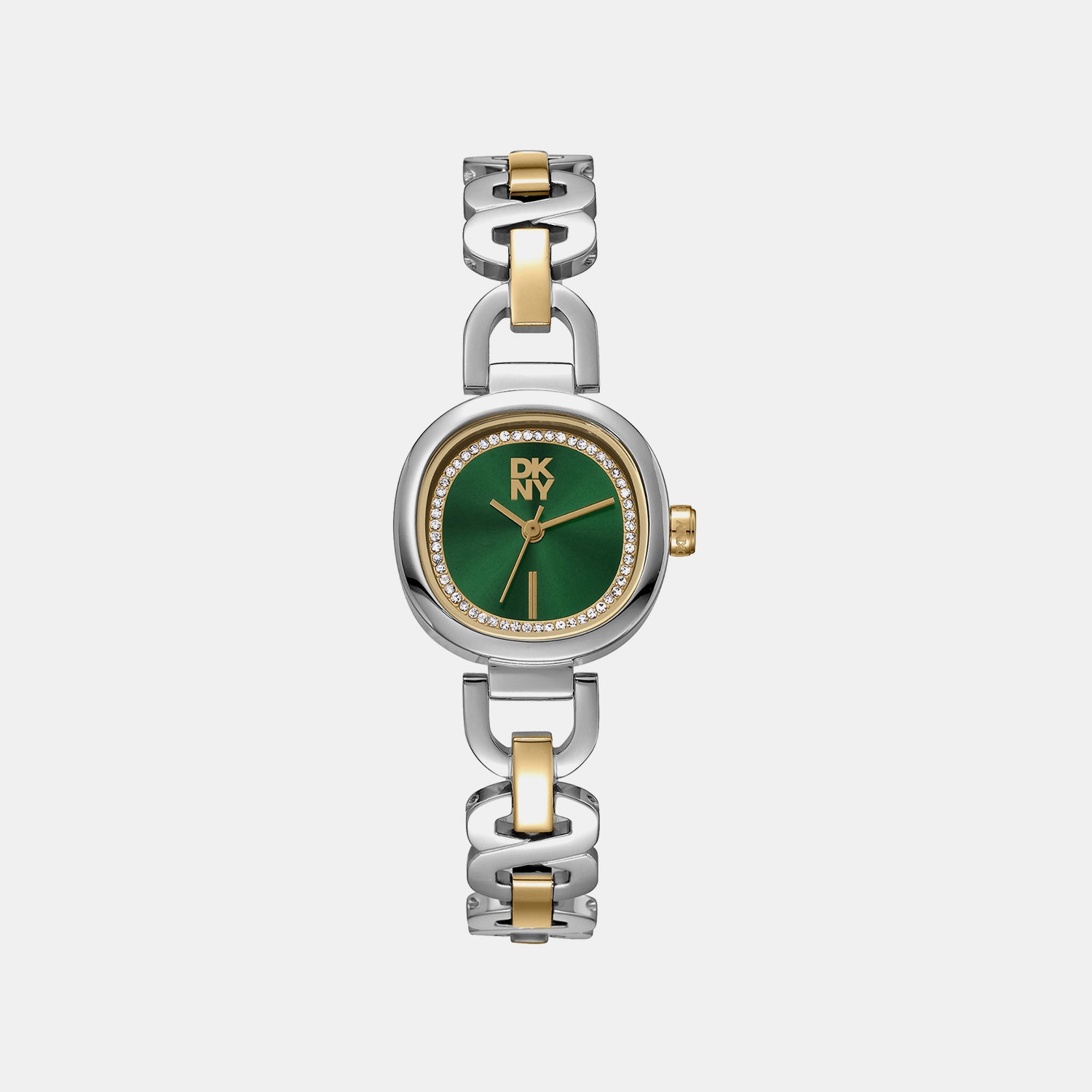 Everyday Women Quartz Green Dial Analog Stainless Steel Watch DK1L139M0065