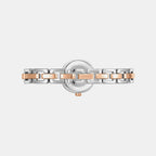 Everyday Women Quartz Silver Dial Analog Stainless Steel Watch DK1L139M0075