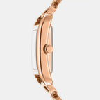 Women Quartz Rose Gold Dial Analog Stainless Steel Watch DK1L142M0245