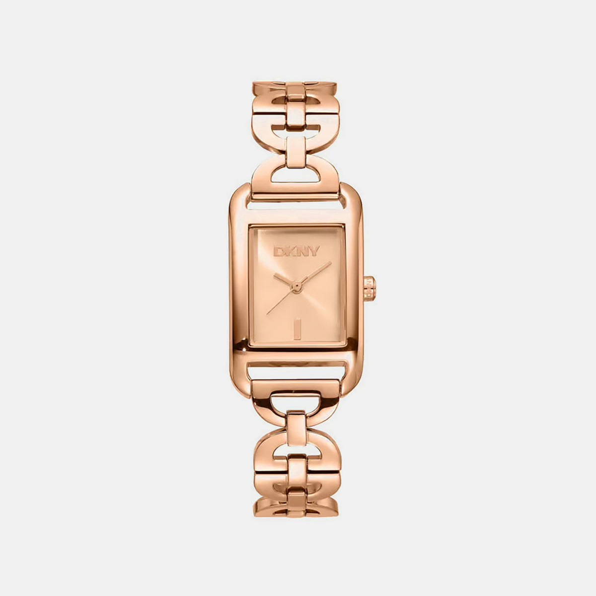Women Quartz Rose Gold Dial Analog Stainless Steel Watch DK1L142M0245