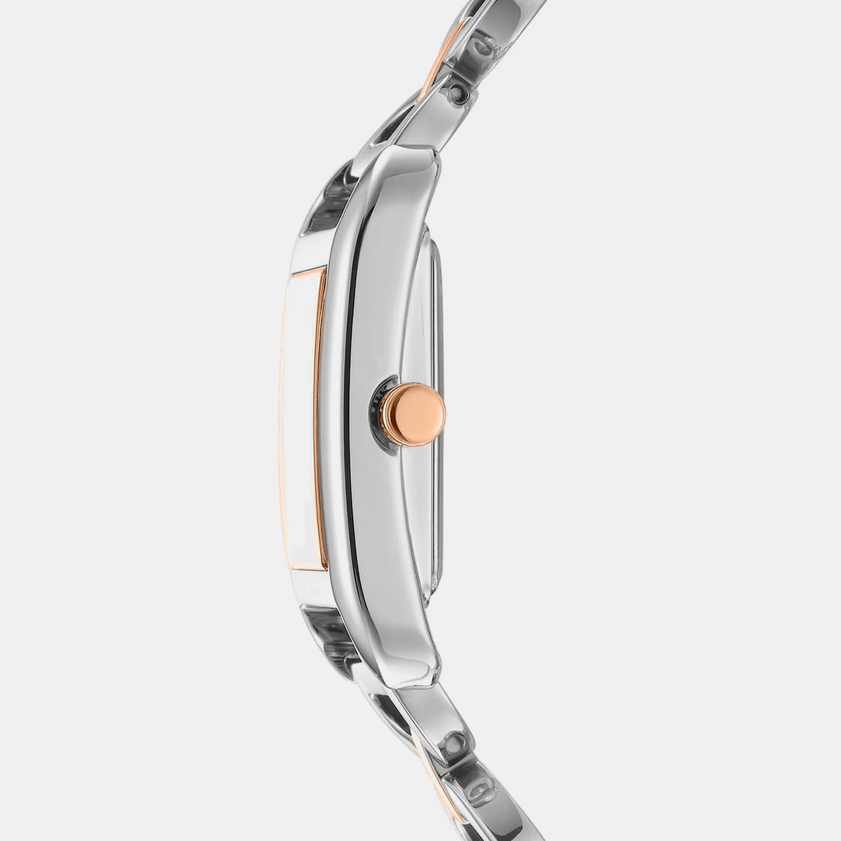 Women Quartz Silver Dial Analog Stainless Steel Watch DK1L142M0275