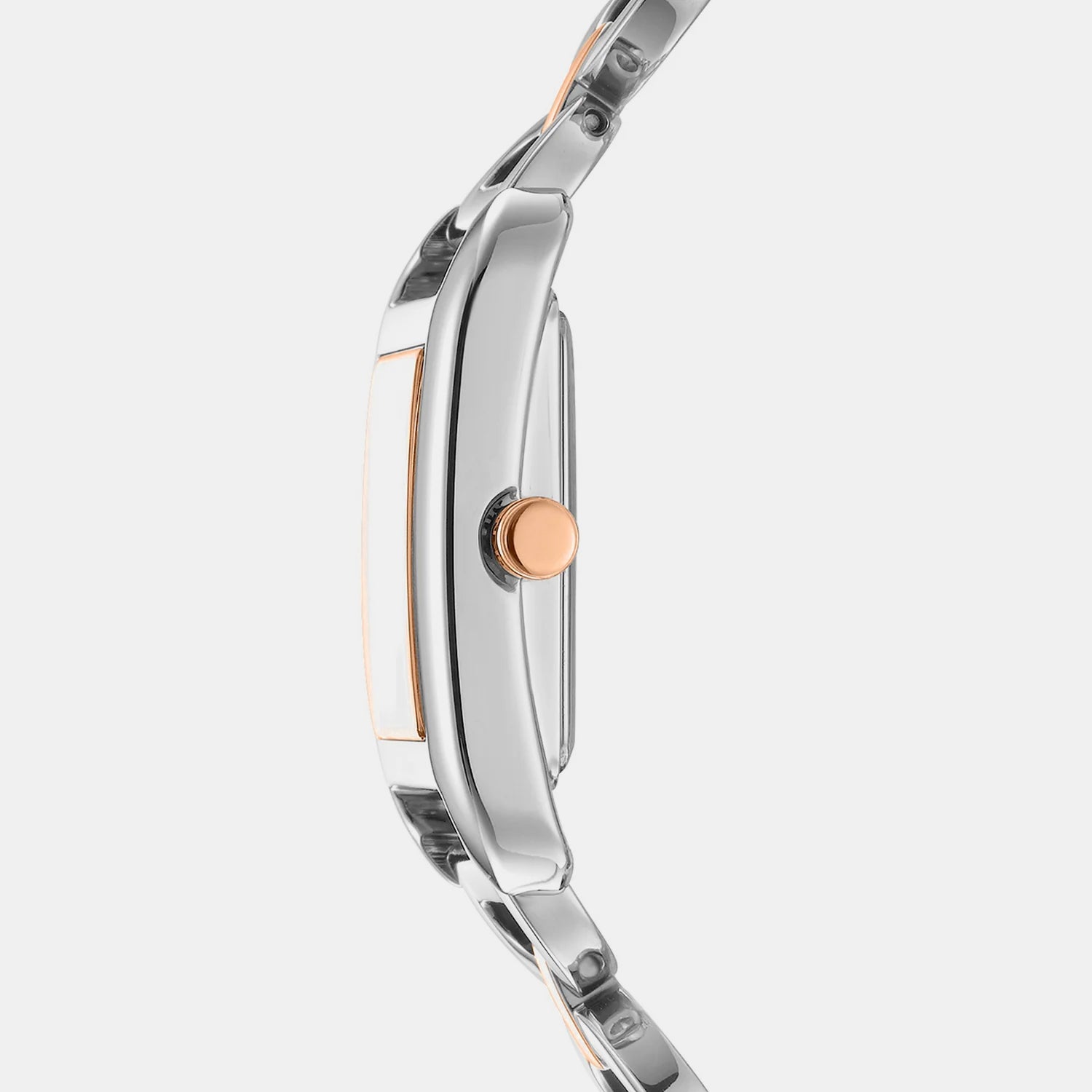 Women Quartz Silver Dial Analog Stainless Steel Watch DK1L142M0275