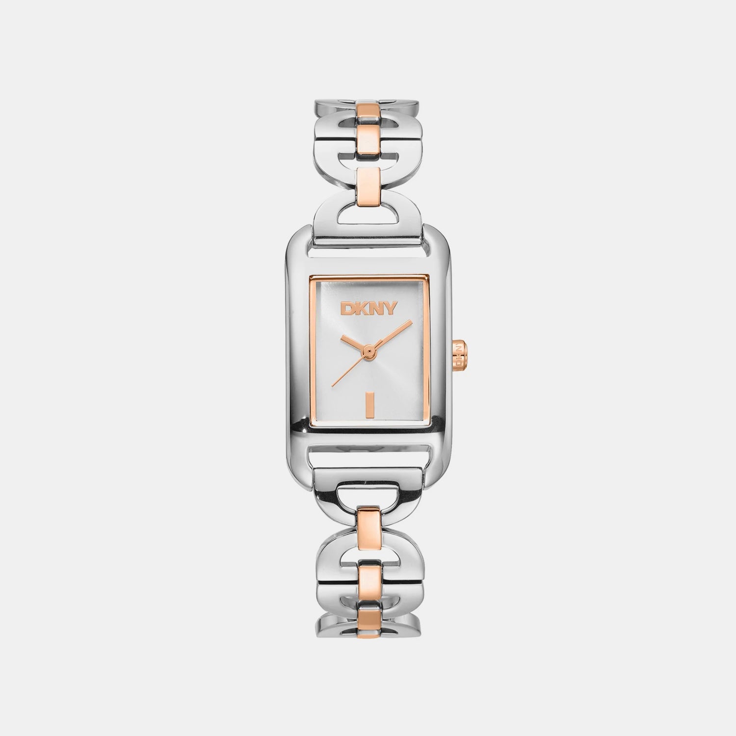 Women Quartz Silver Dial Analog Stainless Steel Watch DK1L142M0275