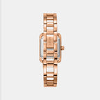 Women Quartz Rose Gold Dial Analog Stainless Steel Watch DK1L143M0045