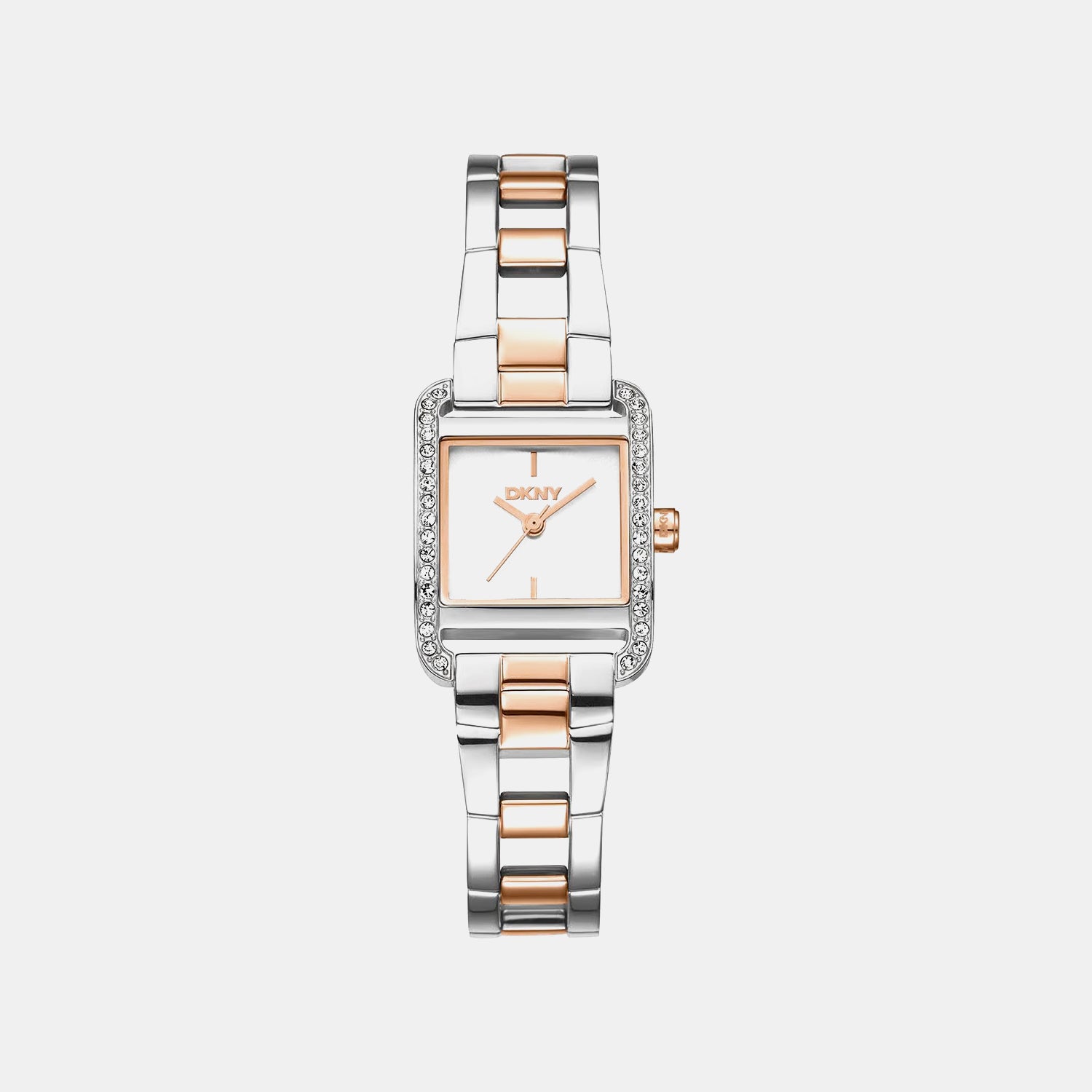 Women Quartz Silver Dial Analog Stainless Steel Watch DK1L143M0075