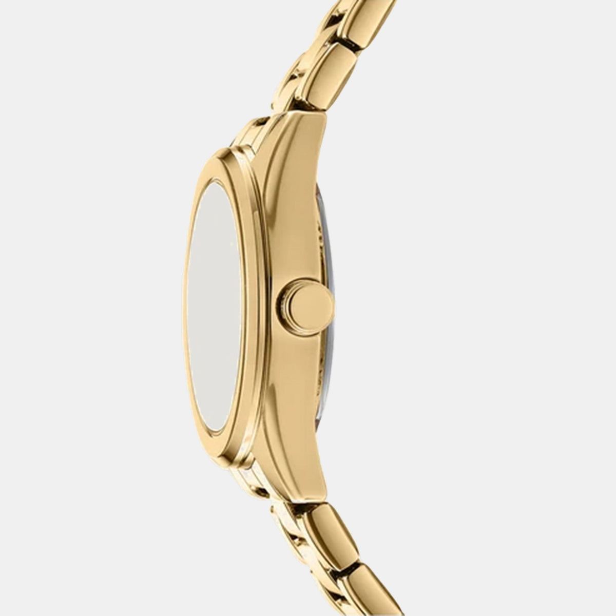 Logo Classic Women Quartz Gold Dial Analog Stainless Steel Watch DK1L145M0055