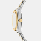 Logo Classic Women Quartz Silver Dial Analog Stainless Steel Watch DK1L145M0095