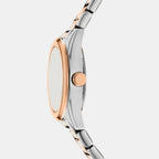 Logo Classic Women Quartz Silver Dial Analog Stainless Steel Watch DK1L145M0105