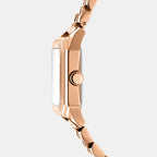 Women Quartz Rose Gold Dial Analog Stainless Steel Watch DK1L154M0075