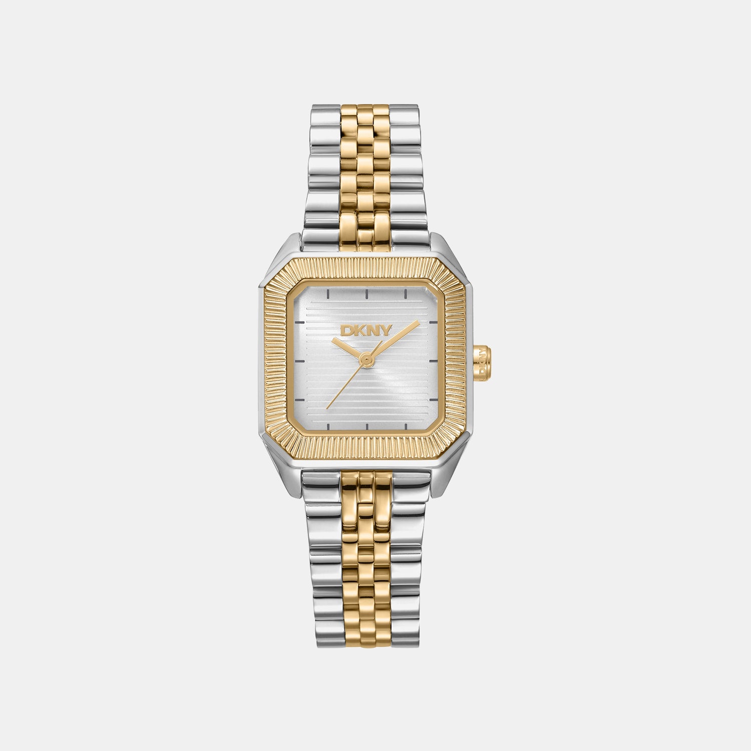 Women Quartz Silver Dial Analog Stainless Steel Watch DK1L154M0085
