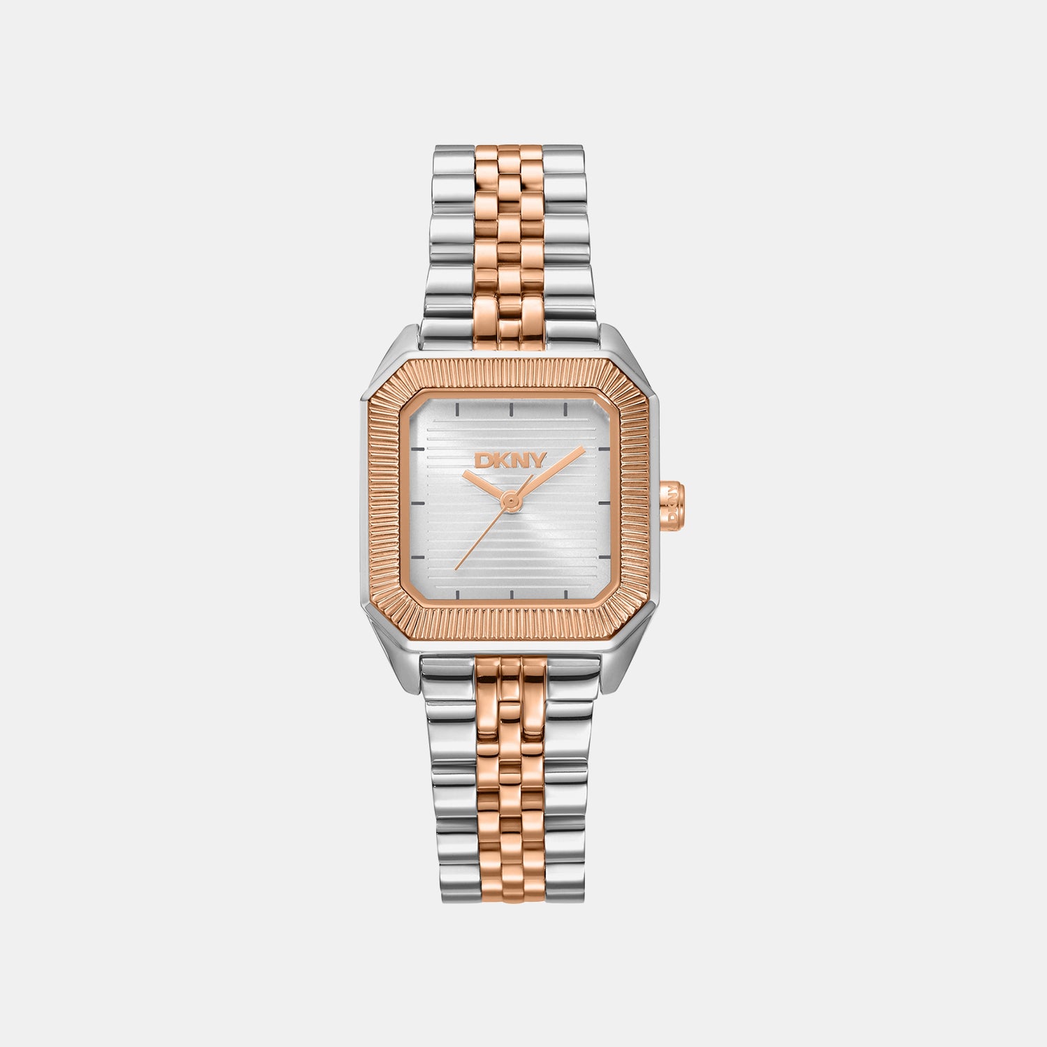 Women Quartz Silver Dial Analog Stainless Steel Watch DK1L154M0105