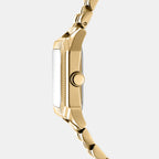 Women Quartz Gold Dial Analog Stainless Steel Watch DK1L154M0235