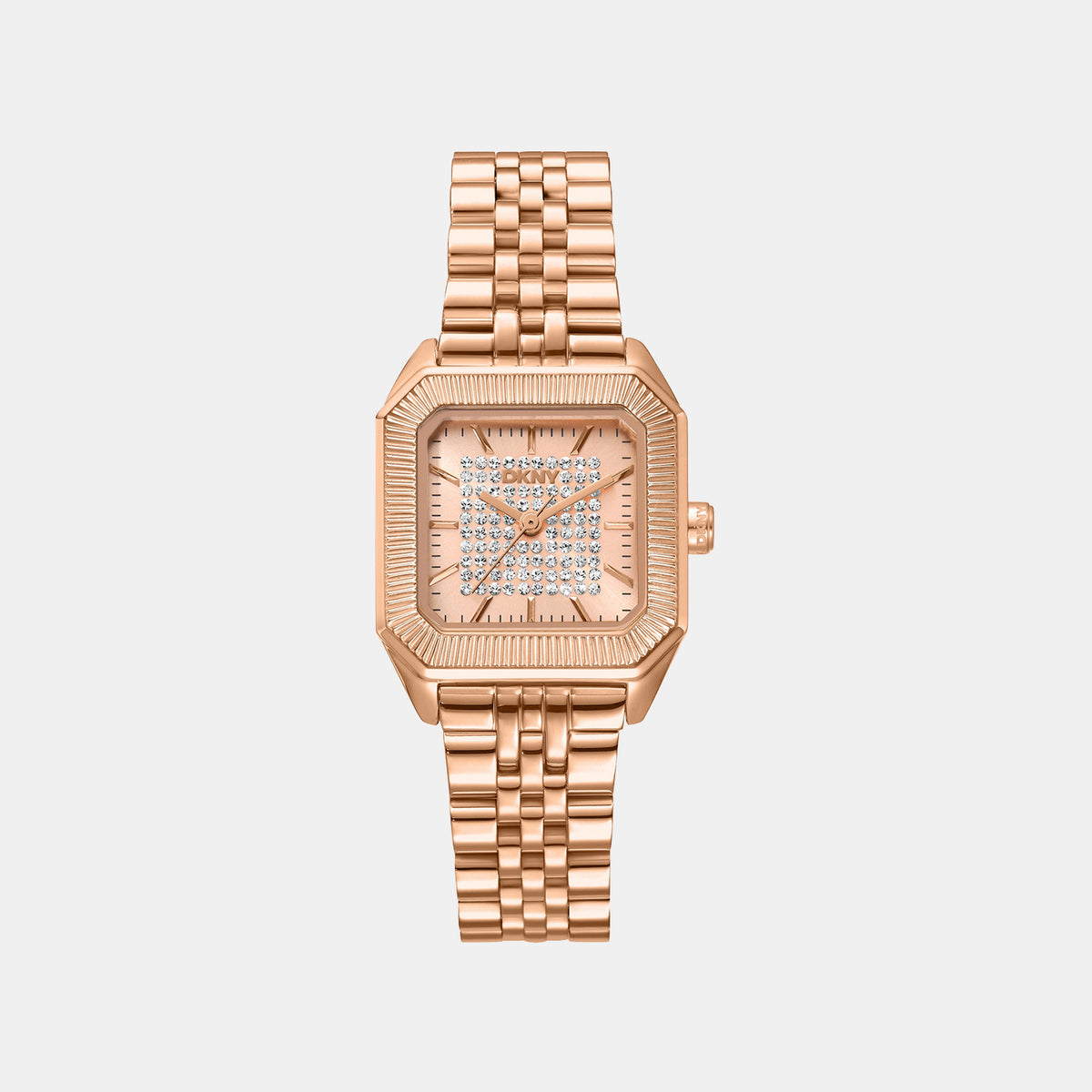 Women Quartz Rose Gold Dial Analog Stainless Steel Watch DK1L154M0245