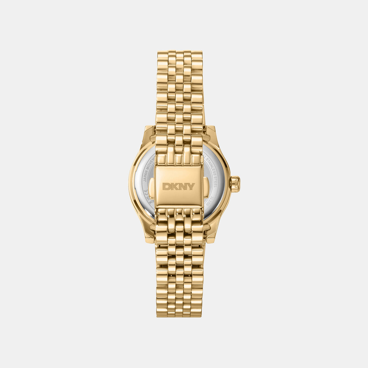 Women Quartz Gold Dial Analog Stainless Steel Watch DK1L156M0065