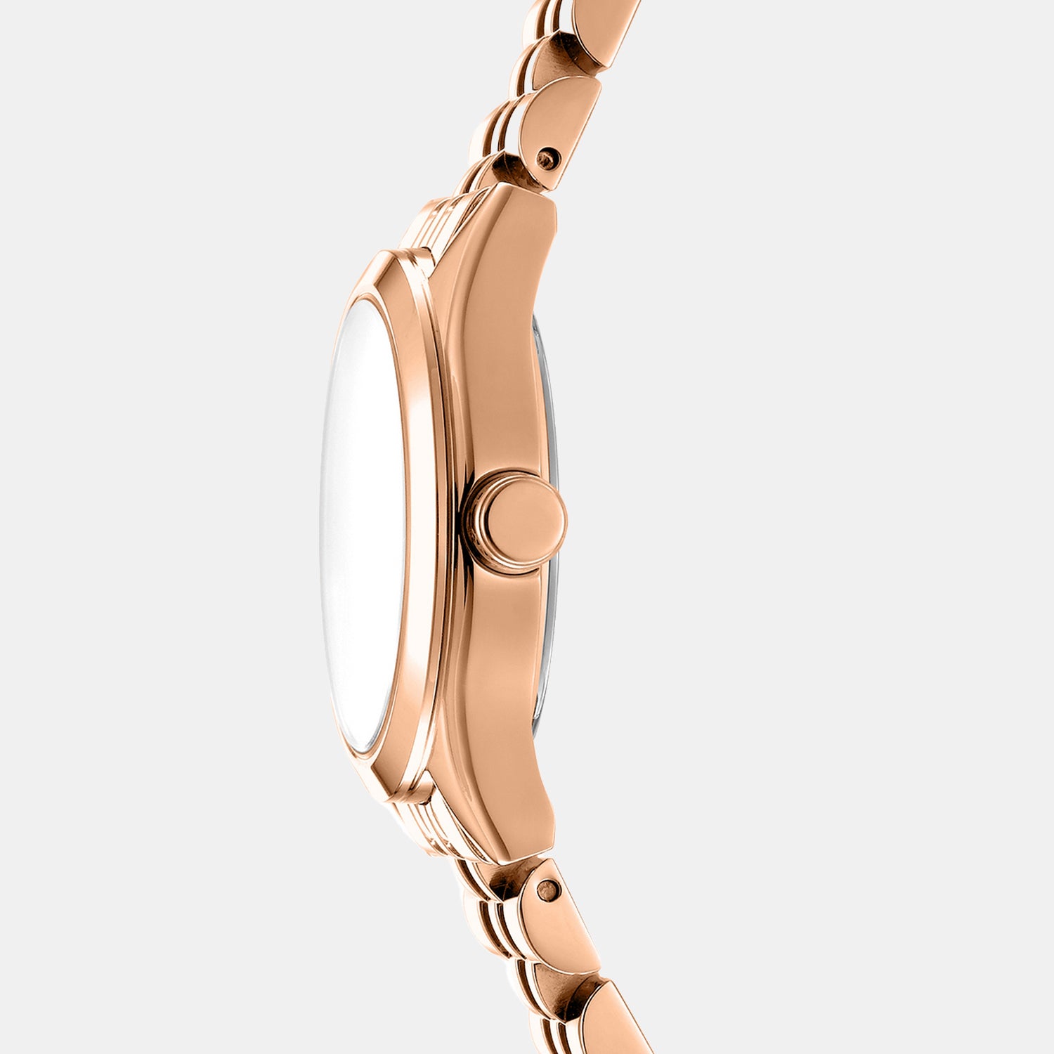 Women Quartz Rose Gold Dial Analog Stainless Steel Watch DK1L156M0075